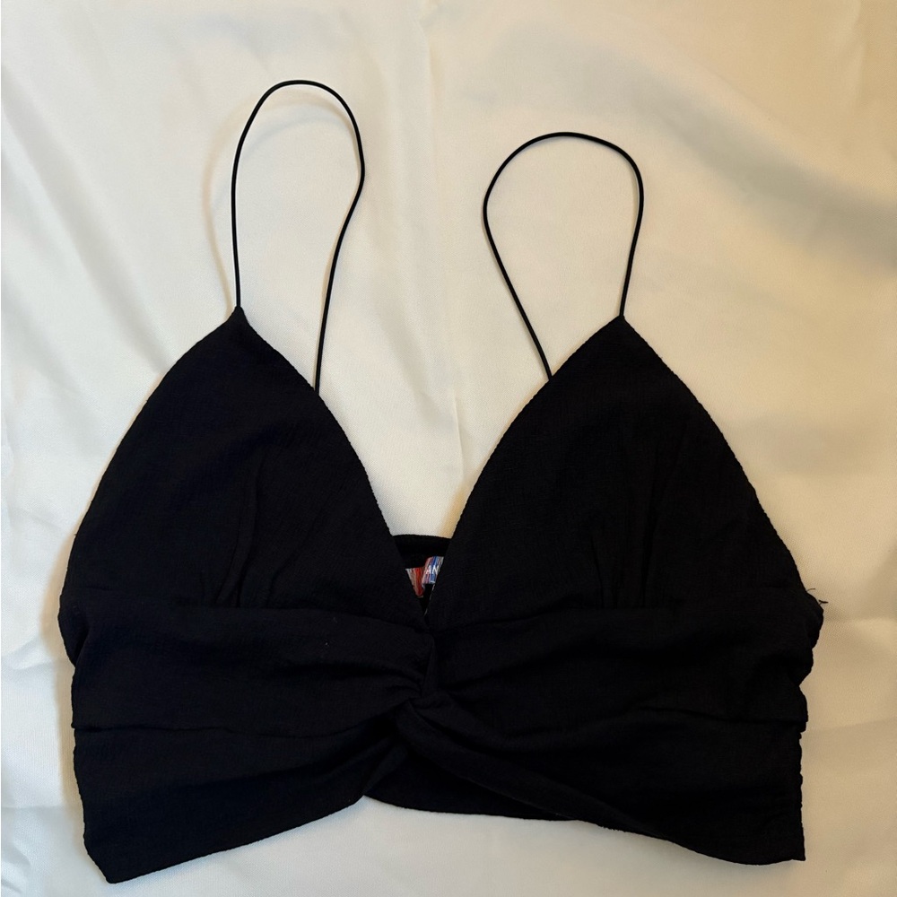 Urban Outfitters Black Crop Top